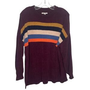 American Eagle Womens Sweater Size XS Long Sleeve Purple Knitted Pullover